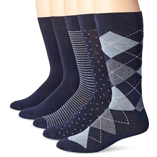 amazon.com, Amazon Essentials Patterned Dress Socks