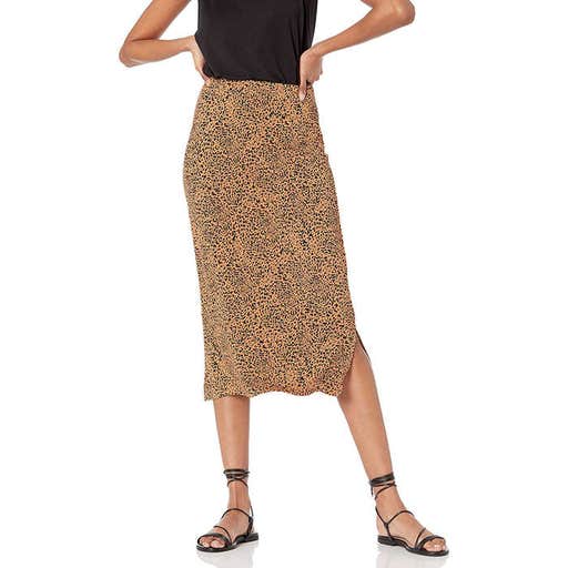 amazon.com, Amazon Essentials Pull On Knit Midi Skirt