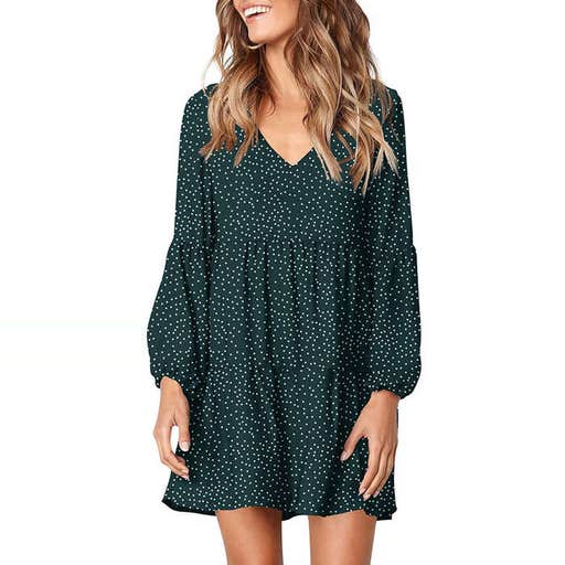 amazon.com, Amoretu V-Neck Tunic Dress