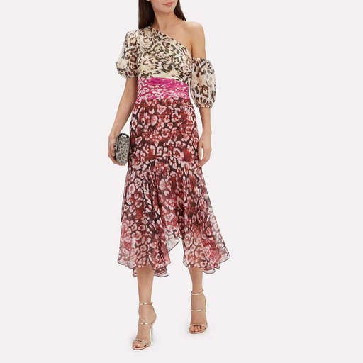 intermixonline.com, AMUR Jaylah Mixed Animal Print Dress