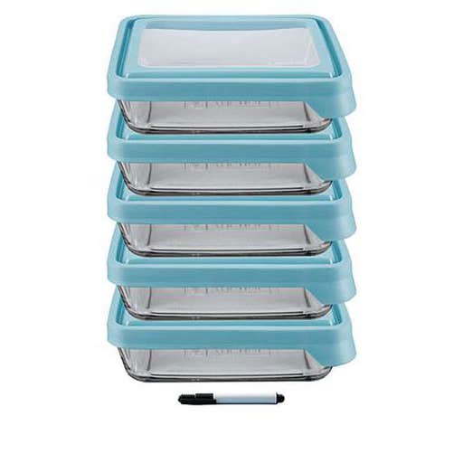 hsn.com, Anchor Hocking TrueSeal 10-piece Glass Food Storage Set
