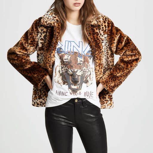 shopbop.com, Anine Bing Molly Faux Fur Jacket