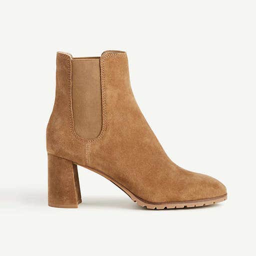 anntaylor.com, Ann Taylor Ainsley Suede Heeled Booties