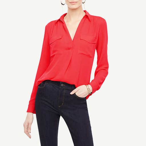 anntaylor.com, Ann Taylor Camp Shirt