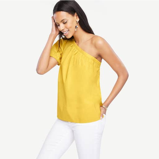 anntaylor.com, Ann Taylor One Shoulder Top