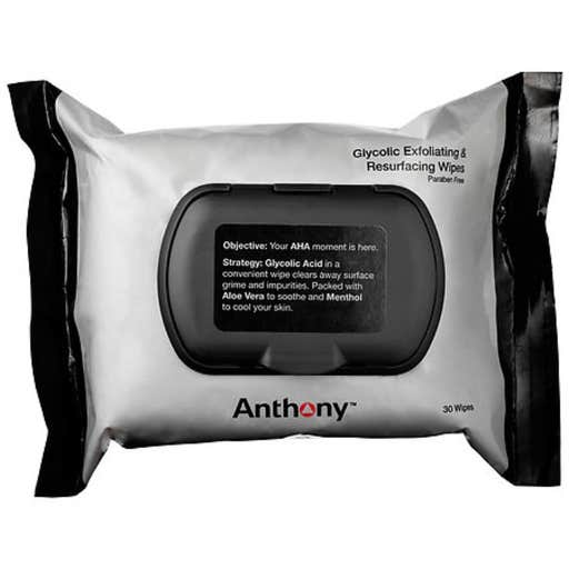 sephora.com, Anthony Glycolic Exfoliating & Resurfacing Wipes