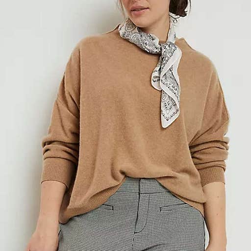 anthropologie.com, Anthropologie Alani Cashmere Mock Neck Sweater