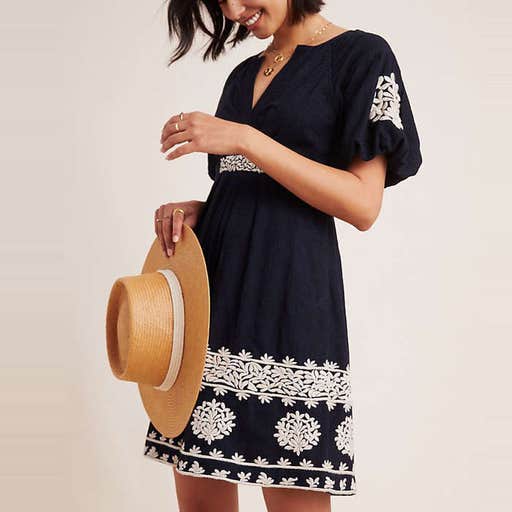 anthropologie.com, Anthropologie Orla Embroidered Mini Dress