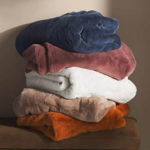 anthropologie.com, Anthropologie Sophie Faux Fur Throw Blanket