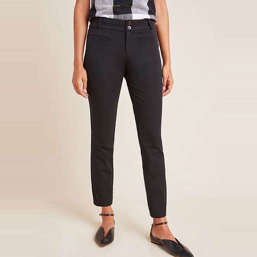 anthropologie.com, Essentials by Anthropologie The Essential Slim Trousers