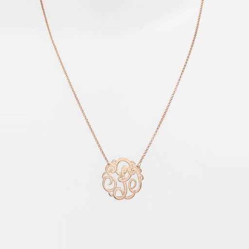 nordstrom.com, Argento Vivo Personalized Small 3-Initial Letter Monogram Necklace