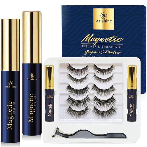 amazon.com, Arishine Magnetic Eyeliner And Lashes Kit