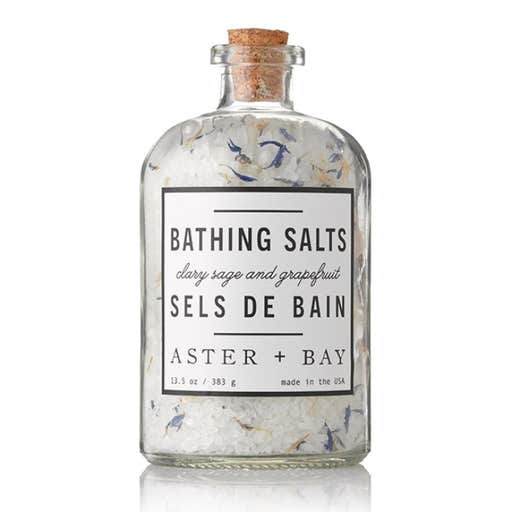 spiritbeautylounge.com, Aster & Bay Bathing Salts Clary Sage and Grapefruit