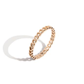 AURATE Infinity Heart Ring