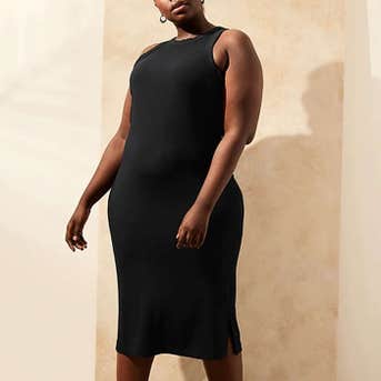 Banana Republic Ribbed Racerback Dress