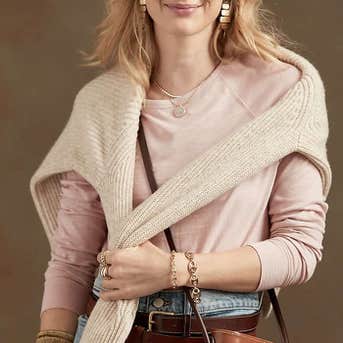 Banana Republic Slub Cotton-Modal Raglan T-Shirt