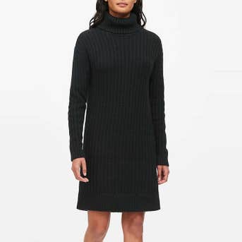 Banana Republic Turtleneck Sweater Dress
