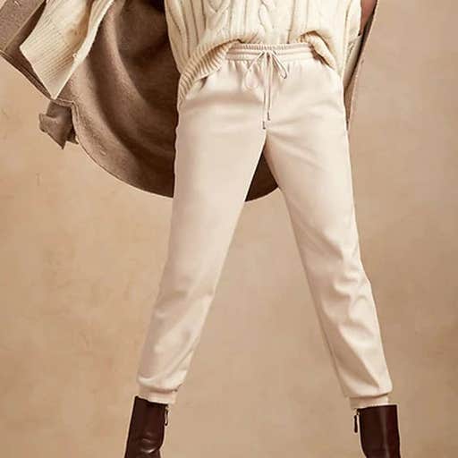 bananarepublic.com, Banana Republic Vegan Leather Jogger