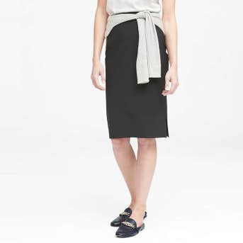 Banana Republic Washable Italian Wool-Blend Pencil Skirt