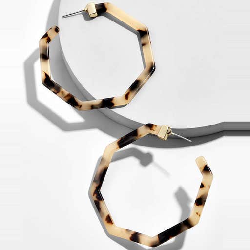 baublebar.com, BaubleBar Resin Hoop Earrings