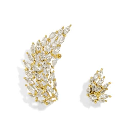 baublebar.com, BaubleBar Saga Asymmetrical Ear Crawler Set