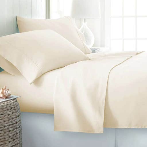 overstock.com, Becky Cameron Luxury Ultra-Soft Microfiber 4-Piece Bed Sheet Set