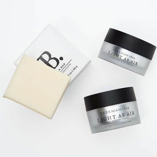 qvc.com, Beekman 1802 Goat Milk Light As Air Day & Eye Cream With Face Bar
