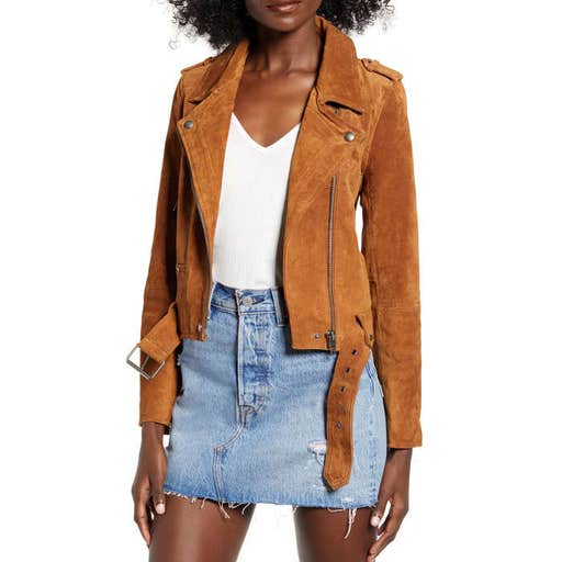 nordstrom.com, Blank NYC Suede Moto Jacket