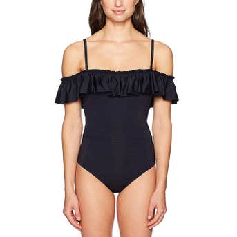 Bleu by Rod Beattie Off-The-Shoulder One-Piece Swimsuit