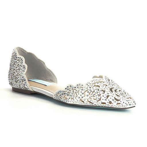 macys.com, Blue by Betsey Johnson Lucy Embellished Flats