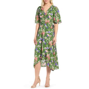 Bobeau Orna Wrap Dress