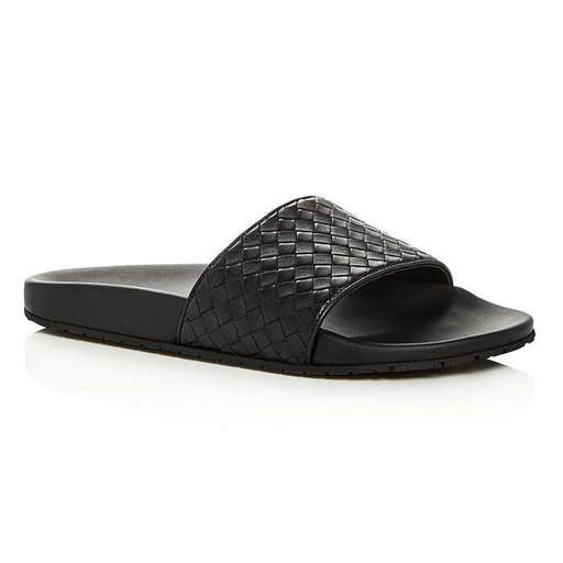 bloomingdales.com, Bottega Veneta Intrecciato Leather Slides