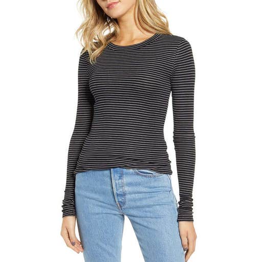 nordstrom.com, BP Ribbed Long Sleeve Tee