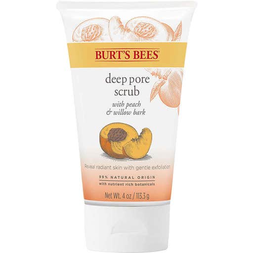 amazon.com, Burt's Bees Peach & Willow Bark Deep Pore Exfoliating Facial Scrub