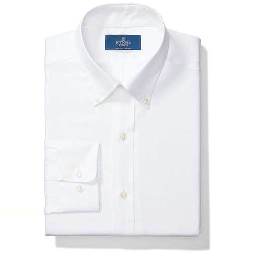 amazon.com, Buttoned Down Classic Fit Button-Collar Solid Non-Iron Dress Shirt