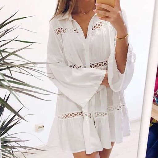 amazon.com, BUTTZO Cotton Beachwear Cover Up