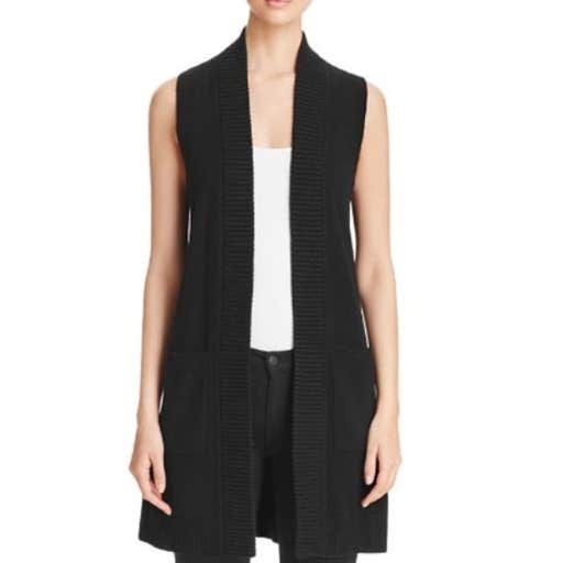 bloomingdales.com, C by Bloomingdale's Long Open Cashmere Vest