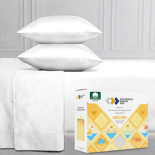 amazon.com, California Design Den 400-Thread-Count 100% Cotton Sheet Set