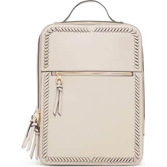 Calpak Kaya Faux Leather Laptop Backpack