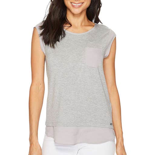 amazon.com, Calvin Klein Cap-Sleeve Pocket Tee