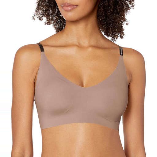 amazon.com, Calvin Klein Invisibles Wirefree Lightly Lined Triangle Bralette