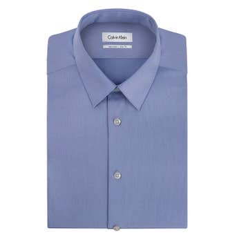 Calvin Klein Steel Non Iron Slim Fit Dress Shirt