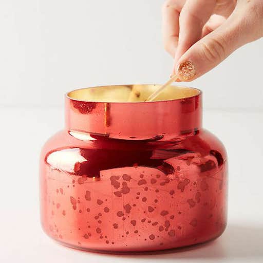 anthropologie.com, Capri Blue Cinnamon Noir Jar Candle