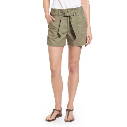 nordstrom.com, Caslon Belted Twill Shorts