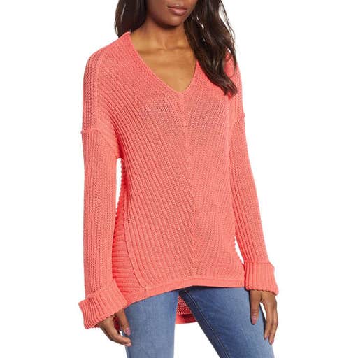 nordstrom.com, Caslon Cuffed Sleeve Sweater