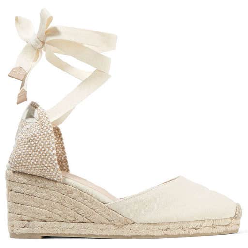 net-a-porter.com, Castañer Carina Canvas Wedge Espadrilles