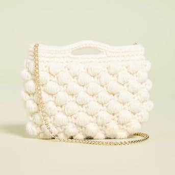 Caterina Bertini Woven Crossbody Bag