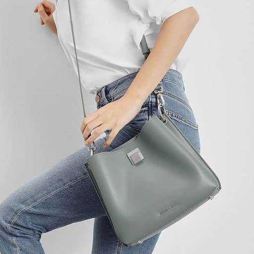 charleskeith.com, Charles & Keith Buckle Shoulder Bag