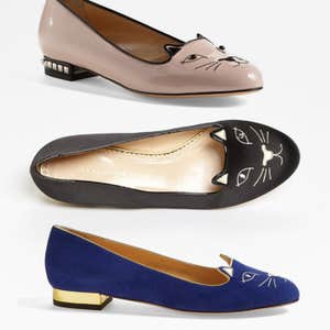 Charlotte Olympia ‘Kitty’ Flat