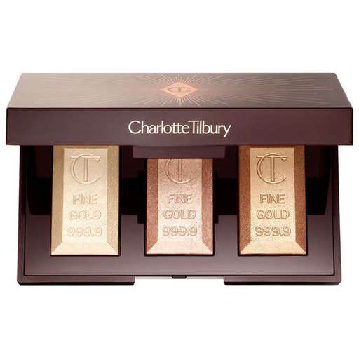 sephora.com, Charlotte Tilbury Bar of Gold Highlighting Palette